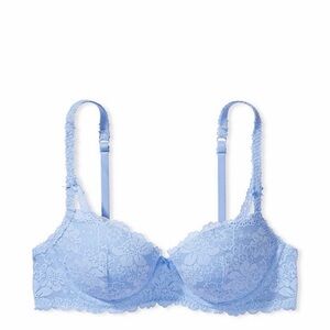 Victoria's Secret Lace Underwire Bra - Soft Blue